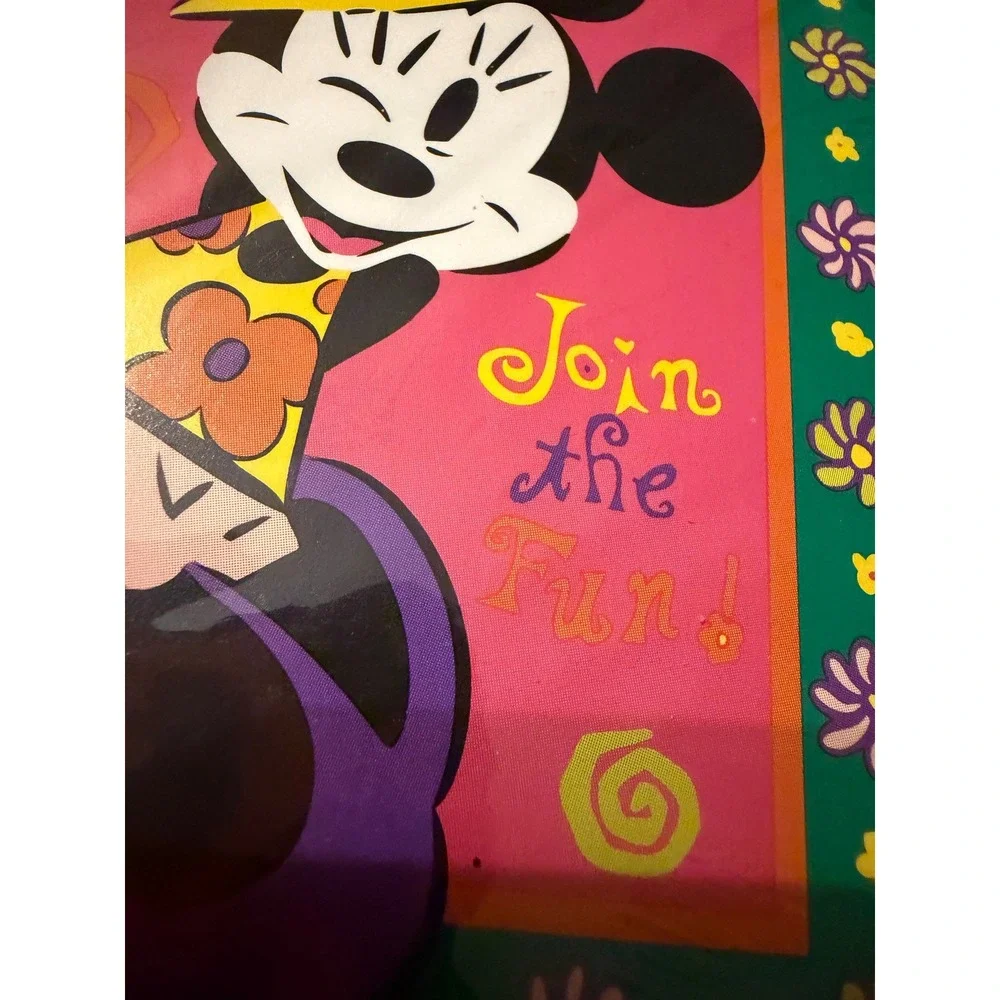 Vintage Disney Minnie Mouse Party Invitations Set of 8 NOS Beach Products